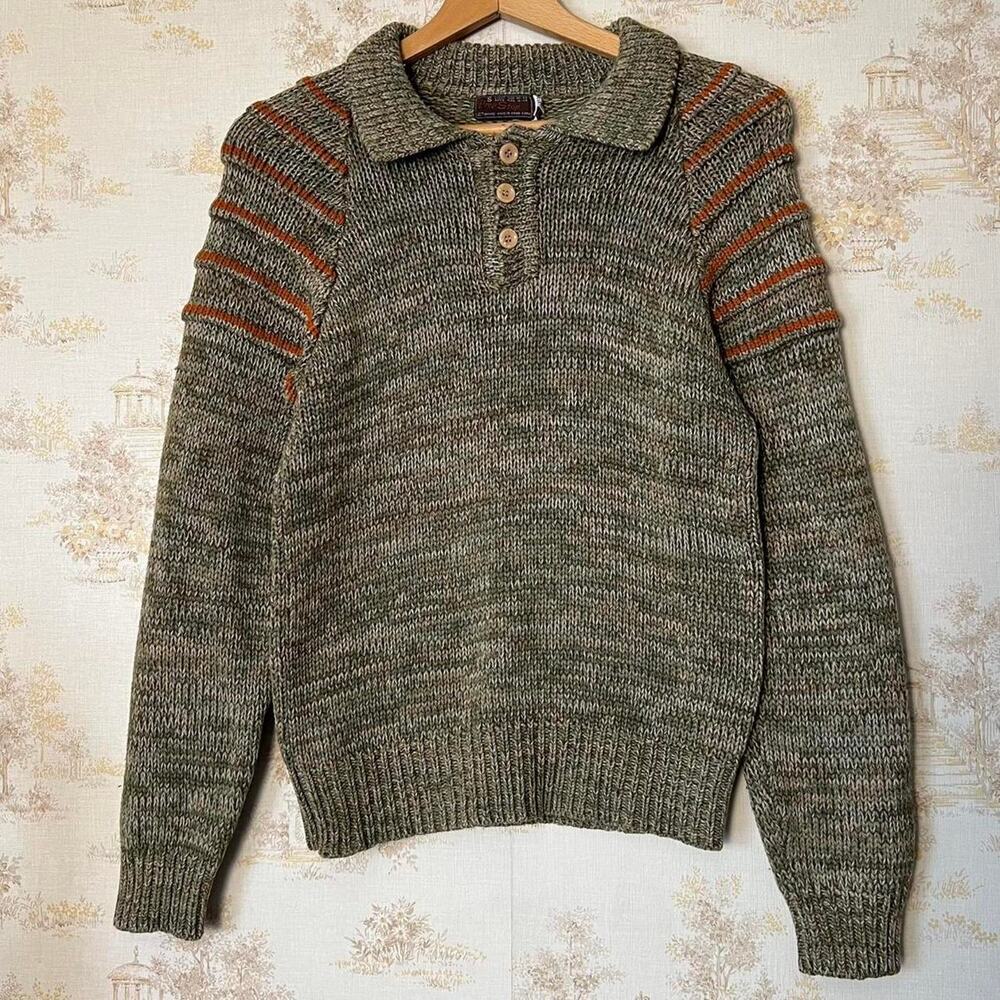 Vintage 70s JCPenney | Prep Stop Pullover Polo Shirt | Size S